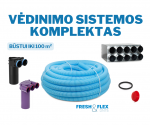 Vėdinimo sistemos komplektas būstui iki 100 m&sup2;