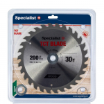 SPECIALIST+ pjovimo diskas, 200x30Tx32/30/20/16 mm