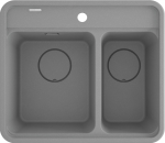 Virtuvės plautuvė Deante Momi ZKM_S503, 600 x 520 x 229