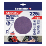 Specialist+ keramikinis tinklelis MESH, 225 mm, P180, 5 vnt.