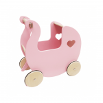 Medinis lėlių vežimėlis &bdquo;Lop&scaron;elis&ldquo;