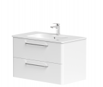 Spintelė po stalvir&scaron;iu Kame SOFT, BUC/8-3DR/D01-SFT, 80 cm, Blizgi balta