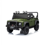 Vaiki&scaron;kas elektromobilis HATIS &ldquo;Land Rover Defender 110 SVX &rdquo;, žalias