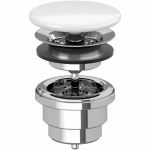 Neuždaromas keraminis praustuvo vožtuvas Villeroy&Boch 68350001, baltas