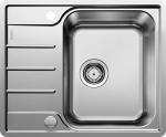 Nerūdijančio plieno plautuvė Blanco LEMIS 45 S-IF Mini 525114 (su ekscentriniu ventiliu)