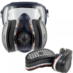 Veido kaukė (3/4) su A1P3 filtrais GVS Elipse Integra, dydis M/L