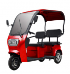 Elektrinis triratis / mopedas / motoroleris MQ, raudonas