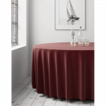 Apvali staltiesė Bordo D290