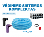 Vėdinimo sistemos komplektas būstui iki 130 m&sup2;