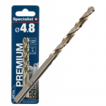 SPECIALIST+ metalo grąžtas PREMIUM, 4.8mm, 2 vnt.