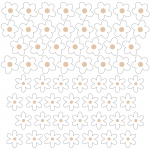 Pastelowe Love lipdukai sienoms ramunės X