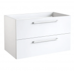 Spintelė po praustuvu Kame Gama, BU/8-3DR/D1, 80 cm, Blizgi balta