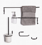 Vonios aksesuarų rinkinys Rubineta MINI (BK) 670116