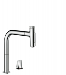 Virtuvinis mai&scaron;ytuvas su i&scaron;traukiama žarna Hansgrohe Metris Select M71 73819000