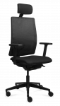 Biuro kėdė Tronhill WORK, juodas audinys/juodas tinklelis
