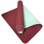 Treniruočių kilimėlis Mach 7 Yoga mat professional, bordo - pilkai mėlynos spalvos