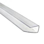 Polikarbonato užbaigimo profilis U (4&times;2100 mm.)