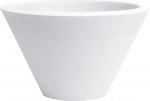 Nicoli &oslash;60x36cm vazonas Chiron 60 baltos spalvos