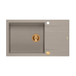 Įmontuojama plautuvė Quadron EVAN 136 XL, HCQE58650U4_PVDC1_P2O, soft taupe