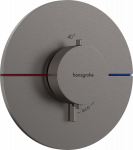 Potinkinis termostatinis du&scaron;o mai&scaron;ytuvas Hansgrohe ShowerSelect Comfort S, 15559340, poliruoto juodo chromo