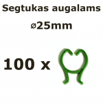 Nicoli 25mm segtukai augalams, 100vnt.