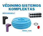 Vėdinimo sistemos komplektas būstui iki 160 m&sup2;