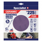 Specialist+ keramikinis tinklelis MESH, 225 mm, P320, 5 vnt.