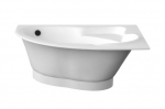 Akmens masės vonia Vispool Orte (kairė)