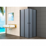 Du&scaron;o kabina RAVENA black DD 80x80