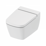 Unitazas su bidė funkcija su &scaron;alto vandens jungtimi (9700201)+ unitazo dangtis "classic" (9700600) Tece 9700212