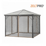 Tinkleliai nuo uodų (4 sienos) skirtos Lauko Pavėsinei Zeltpro Deluxe 300x300 Ruda
