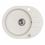 Granitinė plautuvė ALVEUS ROLL 40, balta