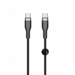Fixed USB-C to USB-C 1.2m 100W kabelis Black