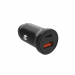 Fixed USB-C/USB 20W automobilinis įkroviklis