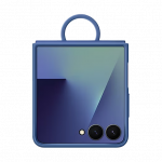 Samsung Galaxy Flip7 silikoninis dėklas su žiedu Blue