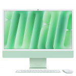Apple iMac 24&rdquo; (2024) 4.5K stacionarus kompiuteris + klaviatūra ir pelė Green