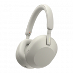 Sony WH-1000XM5 belaidės ausinės Silver