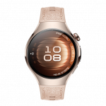 Huawei Watch 5 LTE Titanium i&scaron;manusis laikrodis 42 Beige Leather Strap
