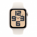 Apple Watch SE Aluminium Case i&scaron;manusis laikrodis 44 Starlight Sport Band | M/L