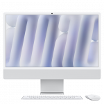 Apple iMac 24&rdquo; (2024) 4.5K stacionarus kompiuteris + klaviatūra ir pelė Silver RUS