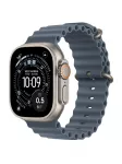 Apple Watch Ultra 3 GPS + Cellular 49mm Natural Titanium case with Anchor Blue Ocean Band (Ekspozicinė prekė)