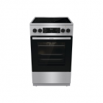 Gorenje | Cooker | GECS5C70XA | Hob type Vitroceramic | Oven type Electric | Stainless steel | Width 50 cm | Grilling | LED | De