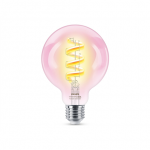 Philips Smart Philips Smart WiFi Filament Clear G95 RGB | E27 | 6.3 W | Full colour
