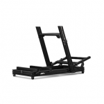 Next Level Racing Aluminium Simulator Cockpit, Wheel Plate Edition | GTElite Lite | Black