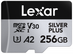 Lexar microSDXC Professional SILVER Plus UHS-I/U3/A2/4K R205/W150 (V30) 256GB