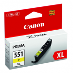 CANON 1LB CLI-551XLY ink cartridge yellow high capacity 700 pages 1-pack XL