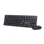 Gembird | Keyboard and mouse | KBS-W-01 | Keyboard and Mouse Set | Wireless | Mouse included | Batteries included | US | Black