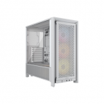 Corsair PC Case | Frame 4000D RS ARGB Modular | White | Mid-Tower