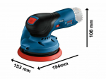 BOSCH. RANDOM ORBITAL SANDER 125mm GEX 12V-125 SOLO