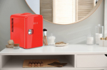 Mini fridge ELLE Home ESDAF101RDEU 4L red